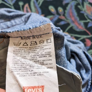 Vintage Levi's 901 Boyfriend Jeans USA 80s Stone Washed Mom Jeans image 2