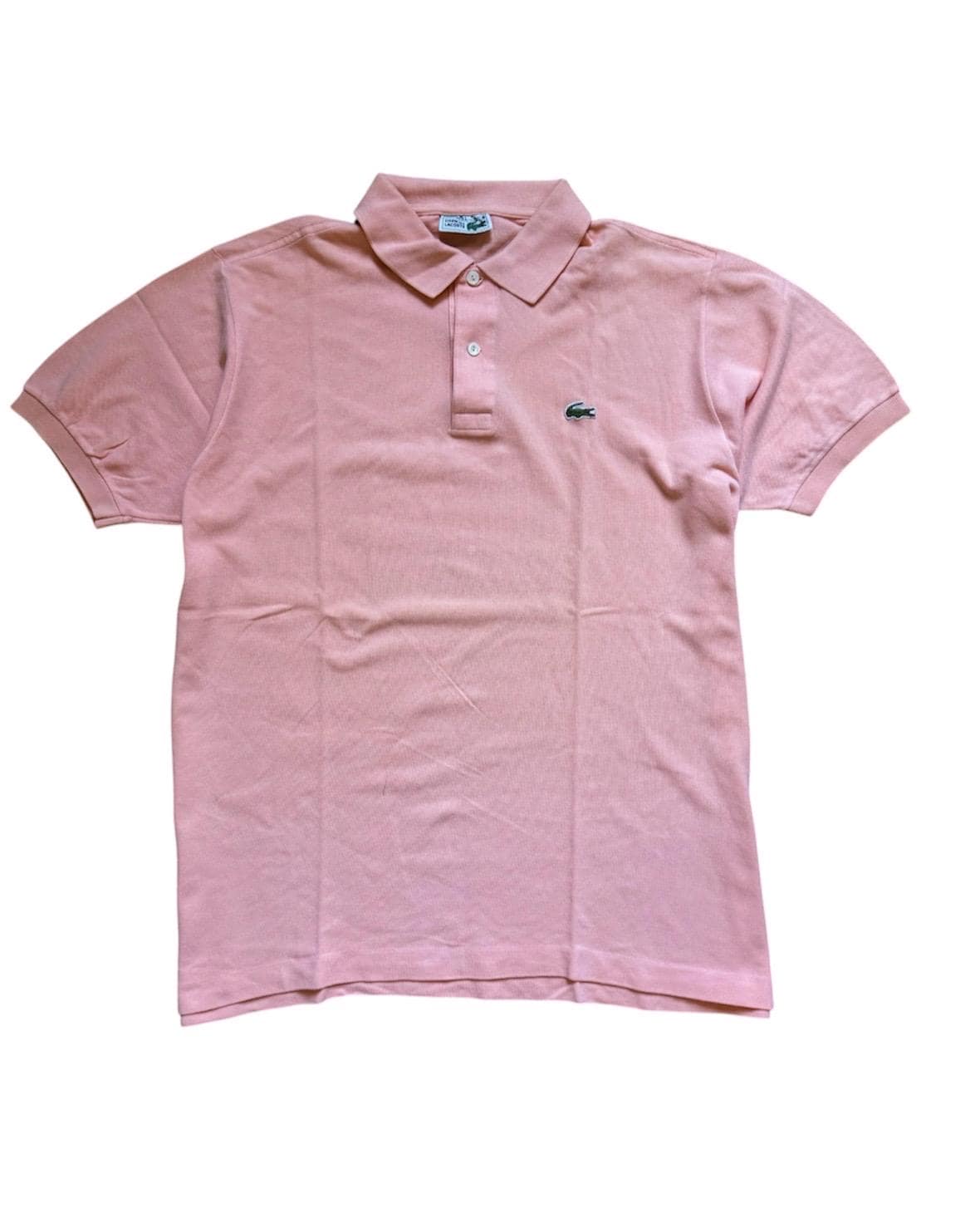 Vintage Lacoste Polo Shirt | Peach Pink | Made in France | Classic