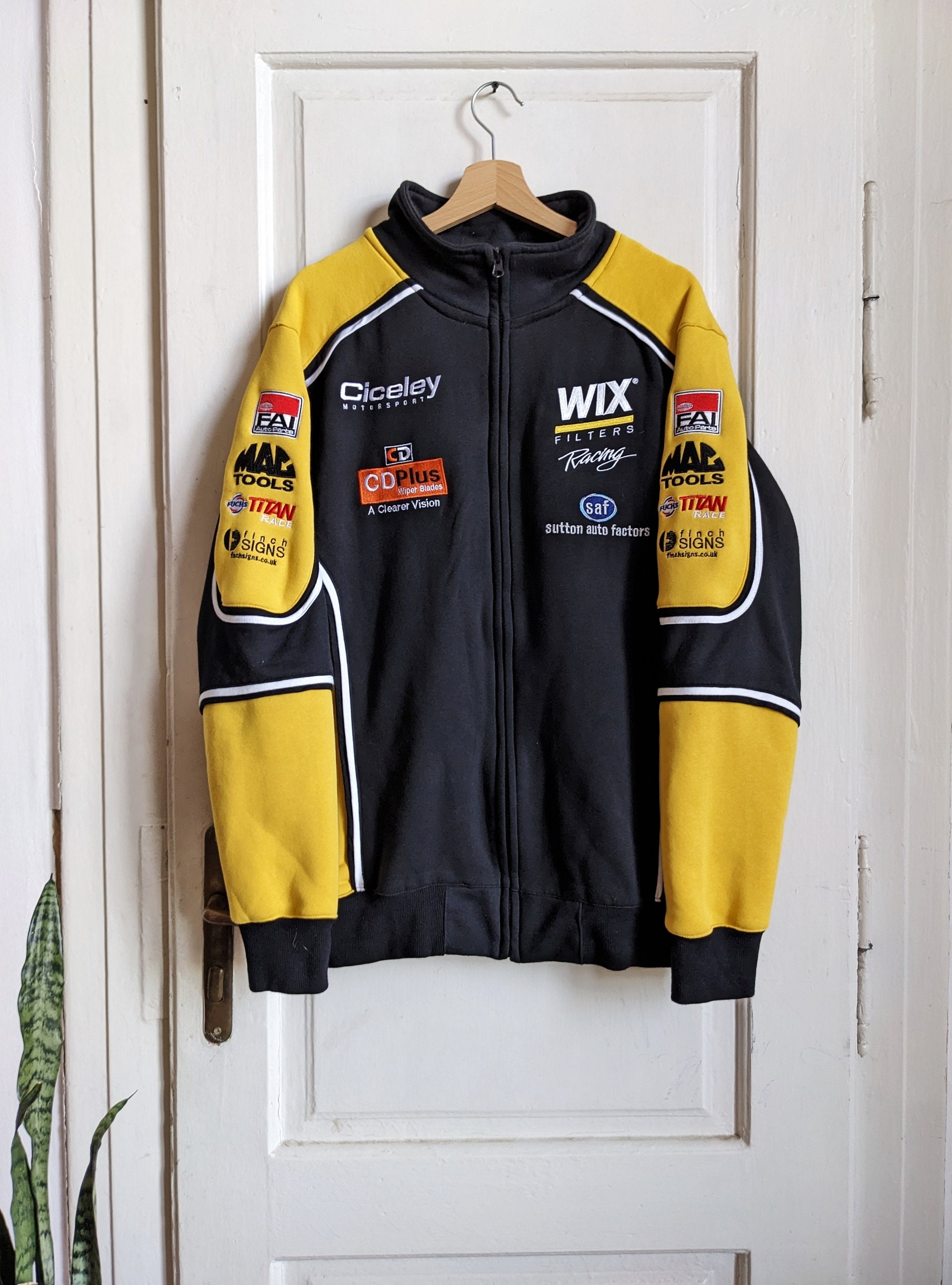 Vintage Nascar Racing Jacket Full Zip Embroidered Patches - Etsy Vintage Nascar Racing Jacket Full Zip Embroidered Patches - Etsy