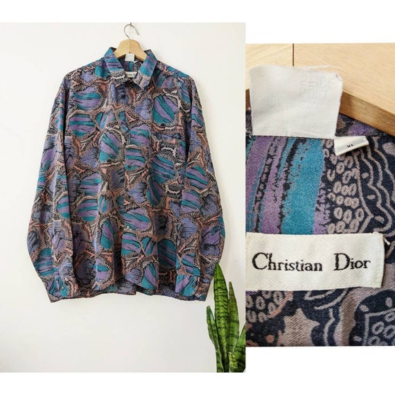 Vintage Christian Dior Silk Shirt 