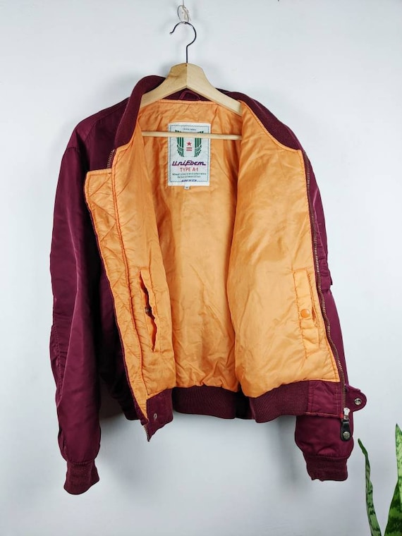 Vintage Uniform Type A -1 USA Nylon Jacket Public… - image 6
