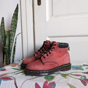 ドクターマーチンDr.Martensダブルジップ14ホールブーツ　9733 Dr. Martens 9733 レッド ヴィンテージ 14 ホール ダブルジップ