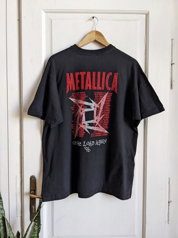 Vintage Metallica Merch T-Shirt 1996 On The Road … - image 5