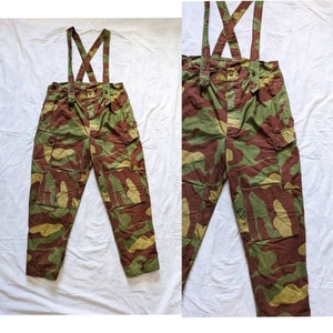 Vintage 60s Italian Army San Marco Camo M29 Pants Paratrooper