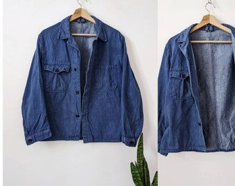 Adolphe Lafont Black Moleskin Work Jacket Deadstock____ - Etsy Adolphe Lafont Black Moleskin Work Jacket Deadstock____ - Etsy