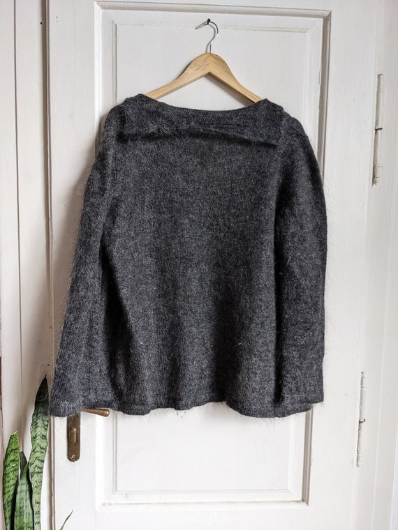 Italian Suiting Dark Grey Kid Mohair Super 120