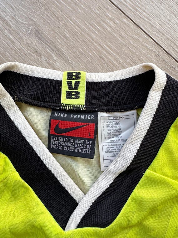 Vintage Borussia Dortmund 1995/1996 Home Fotball Jersey Longsleeve