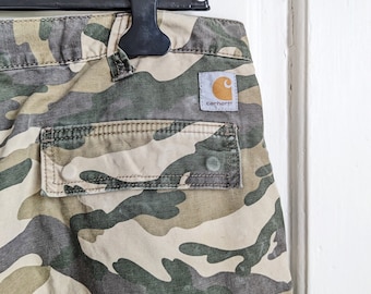 carhartt vintage Jorts 海外 camo 迷彩 city Vintage Carhartt Camouflage Shorts Camo 38 - Etsy