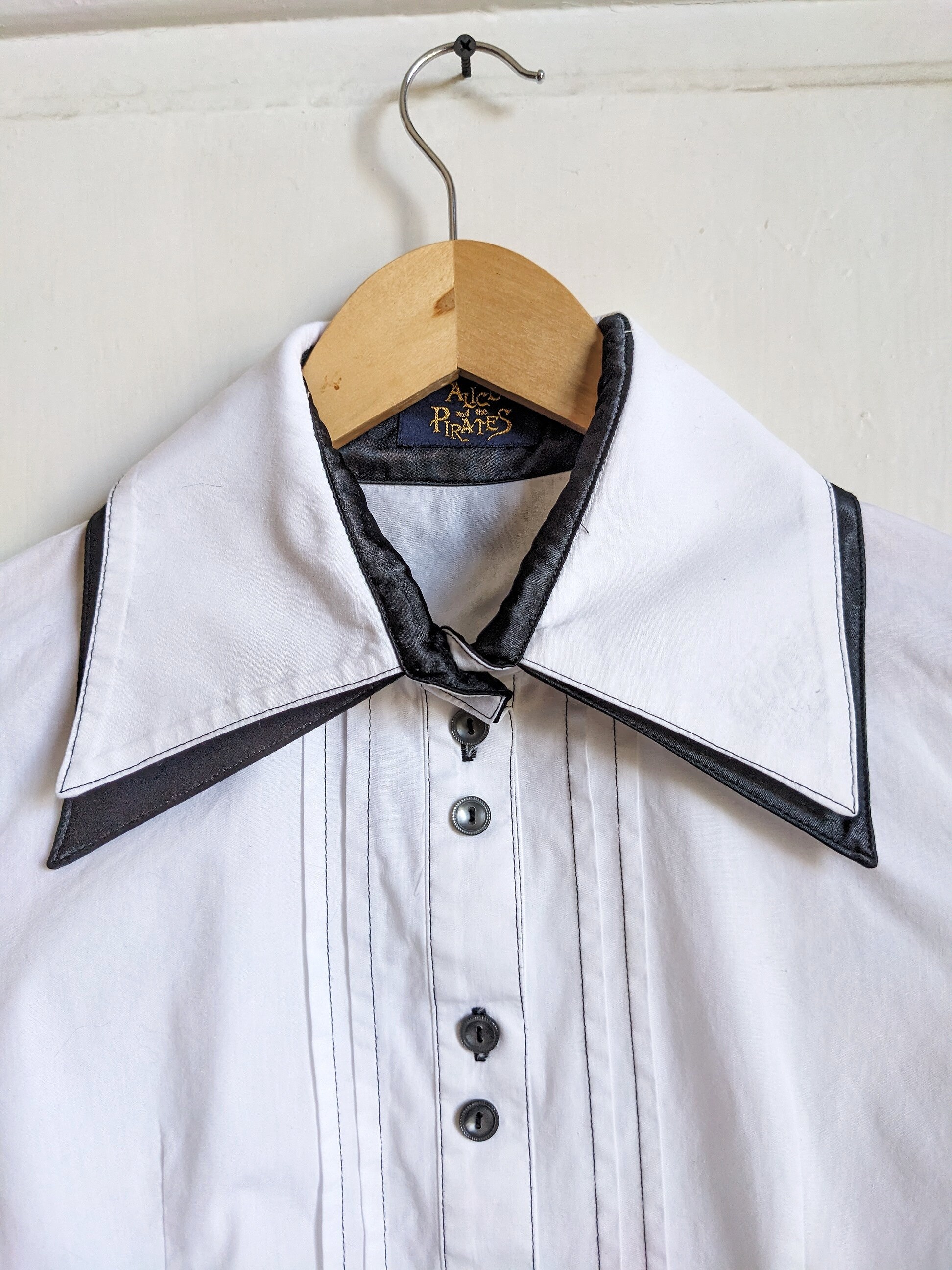 Gothic Lolita White Blouse Womens J Fashion Victorian Shirt Alice