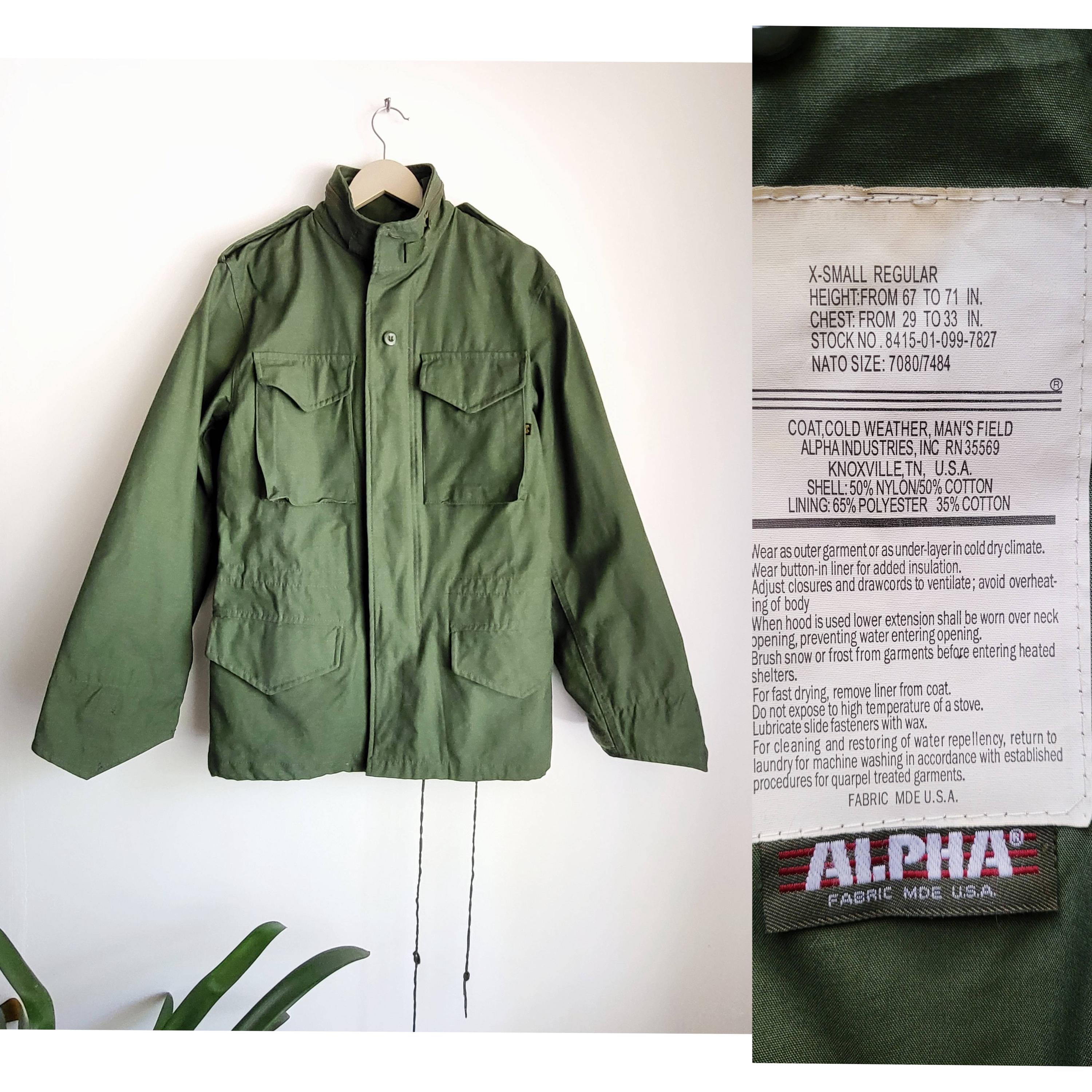 ジャケット・アウター 90s- alpha m65 good fade usa DEADSTOCK】90s Alpha M-65 Field Jacket 