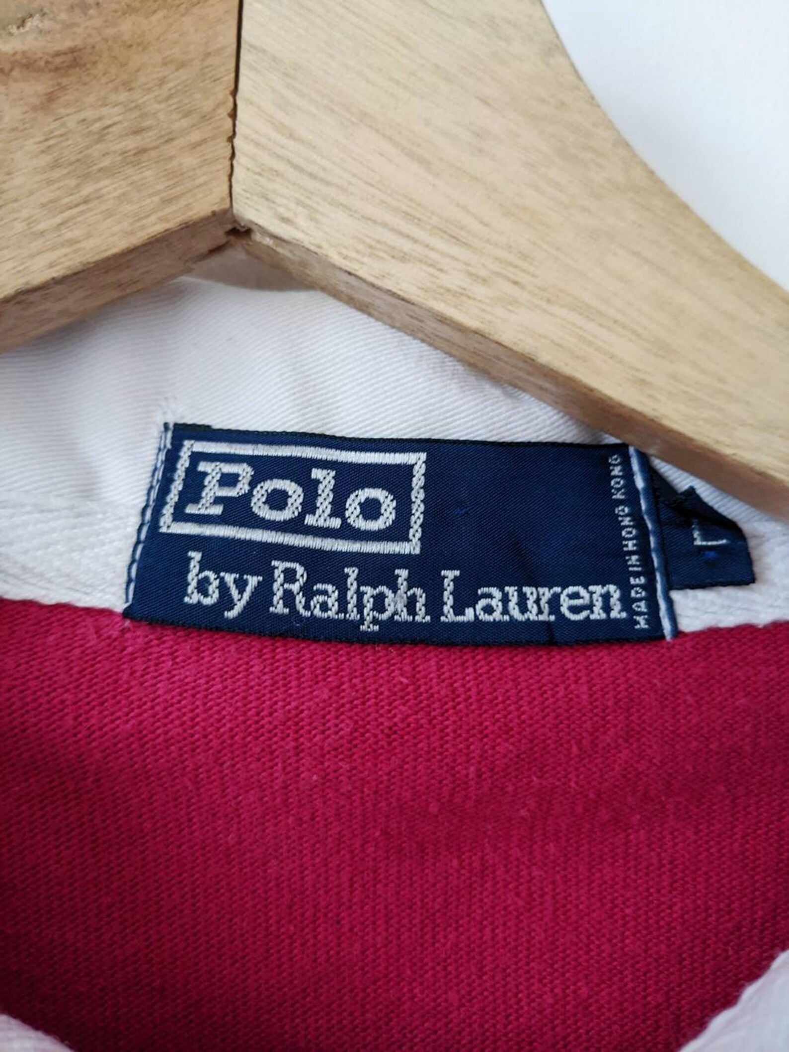 Vintage Polo Ralph Lauren Rugby Shirt Striped 90s L - Etsy