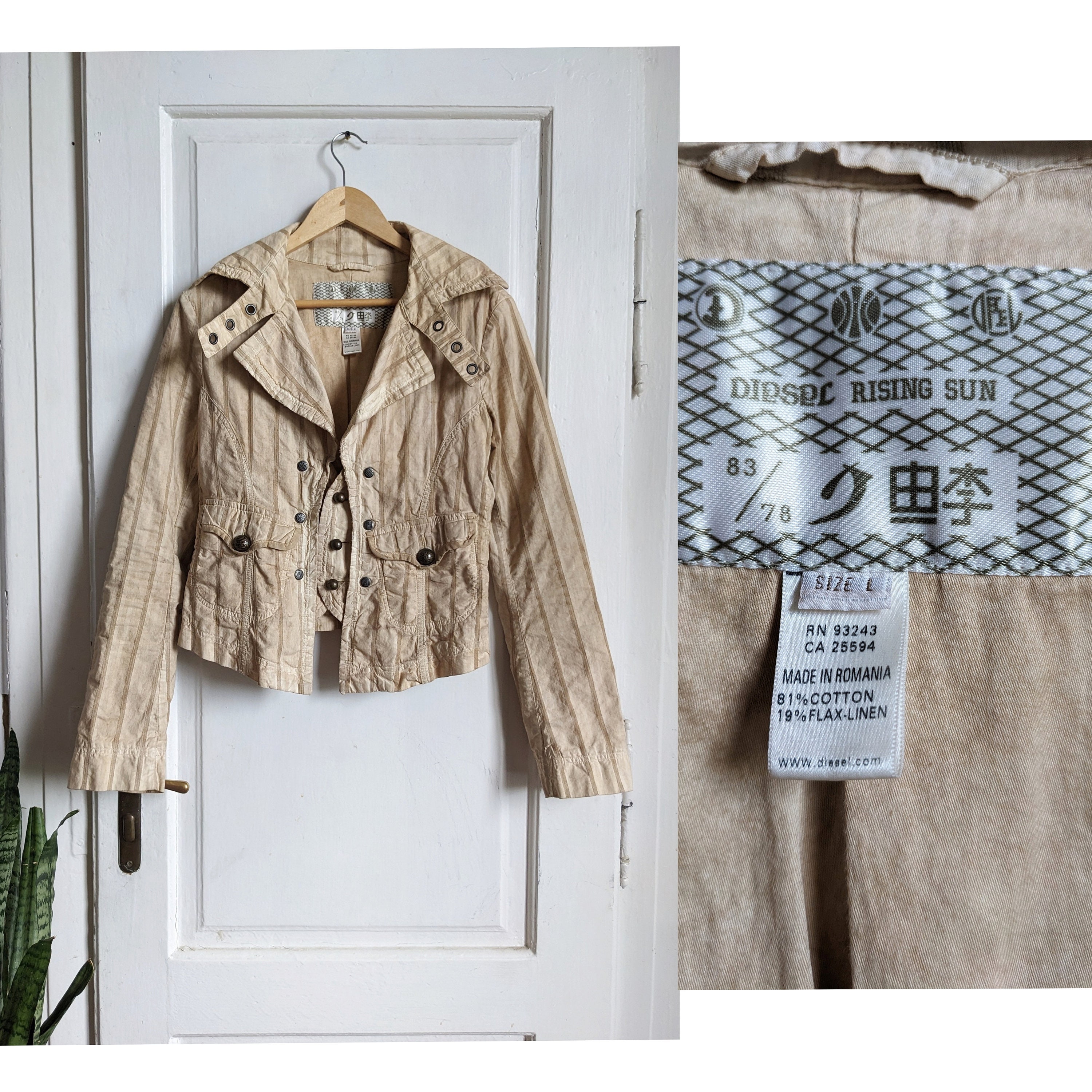 Y2k Diesel Jacket - Etsy