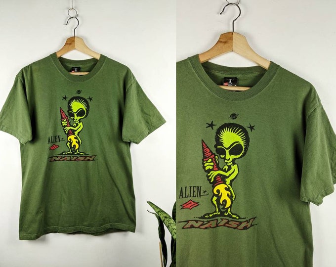 T-shirt vintage Alien Naish OVNI des années 90