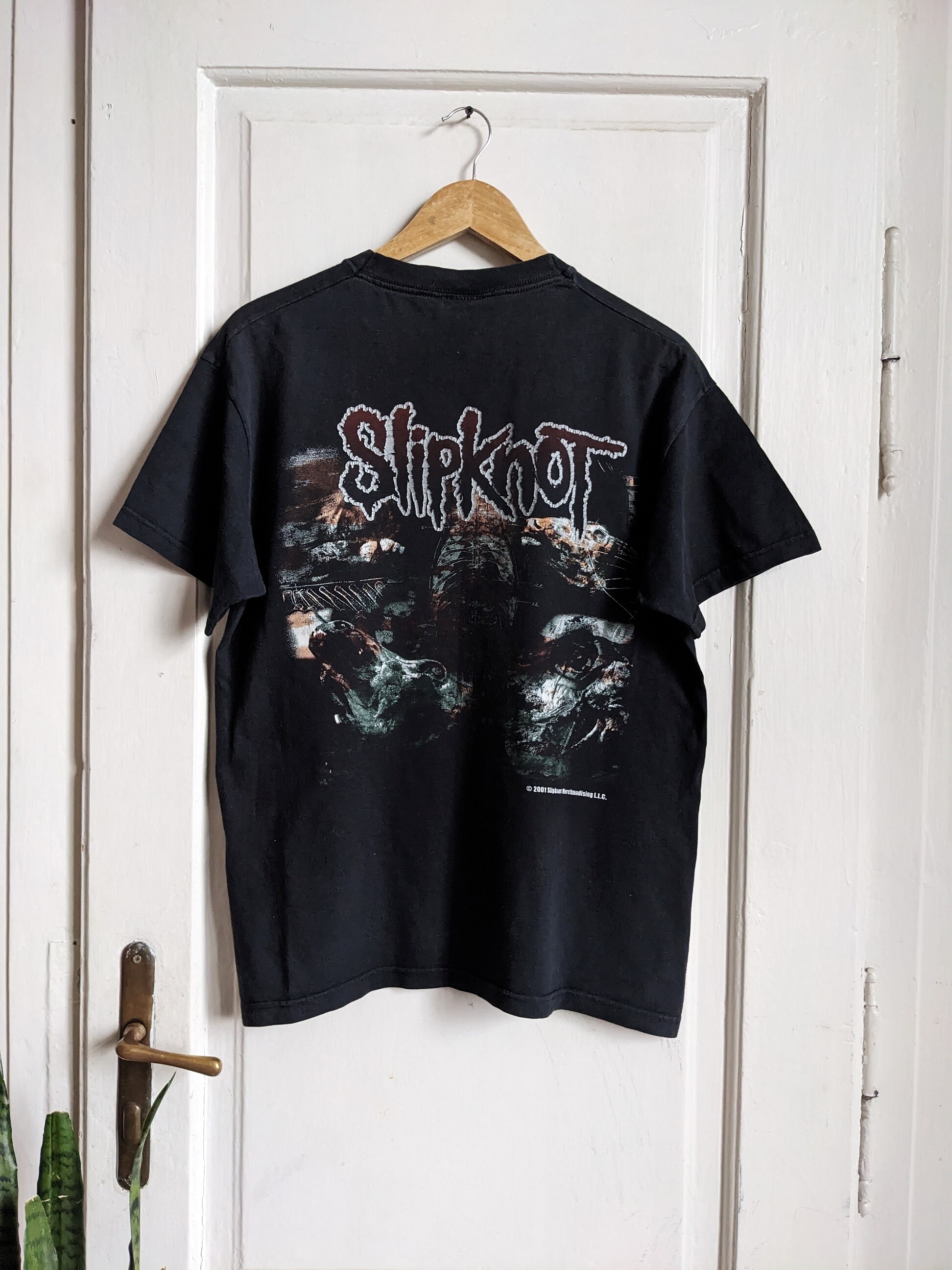 Vintage Slipknot 2001 Merch T-shirt Iowa - Etsy