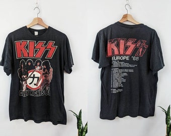 トップス 1994 Kiss Vintage Shirt Vintage KISS Fork Head 1994 T Shirt XL | eBay