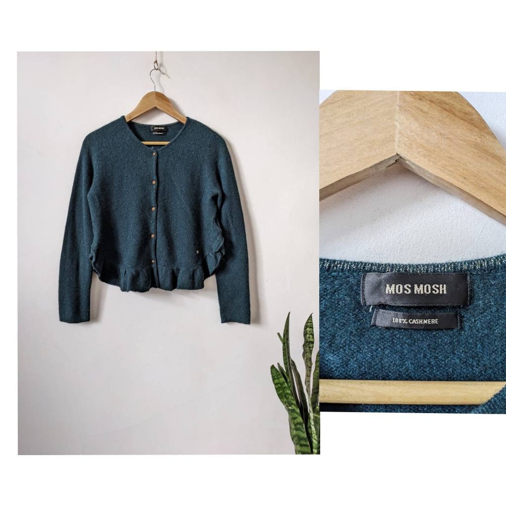 Mos Mosh Cashmere Alice Cardigan Etsy