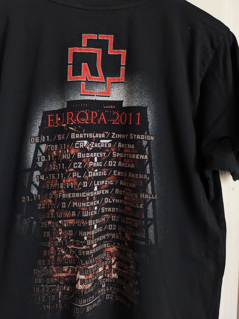 Rammstein Merch T-Shirt Industrial Metal image 2