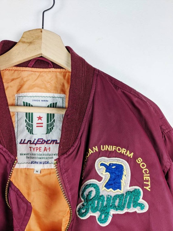 Vintage Uniform Type A -1 USA Nylon Jacket Public… - image 3