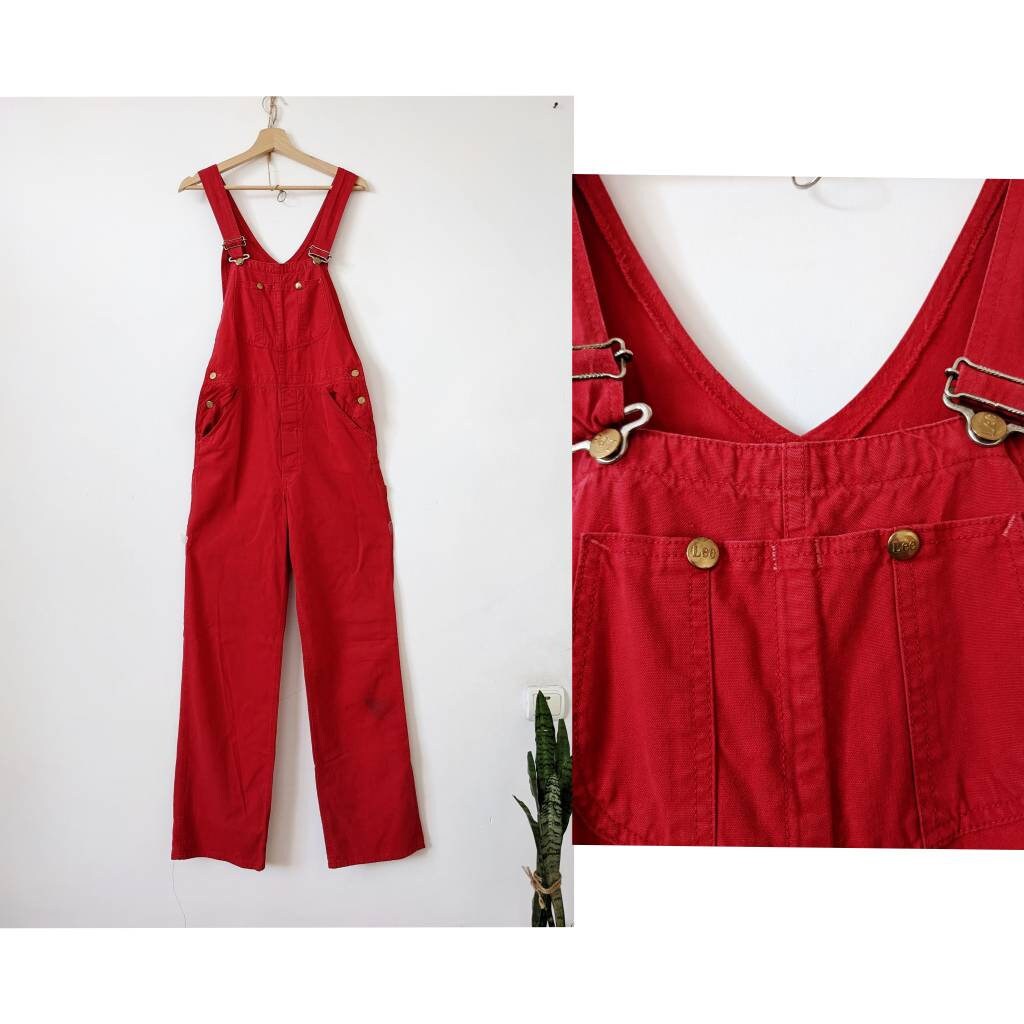 Red Corduroy Overall Etsy Canada