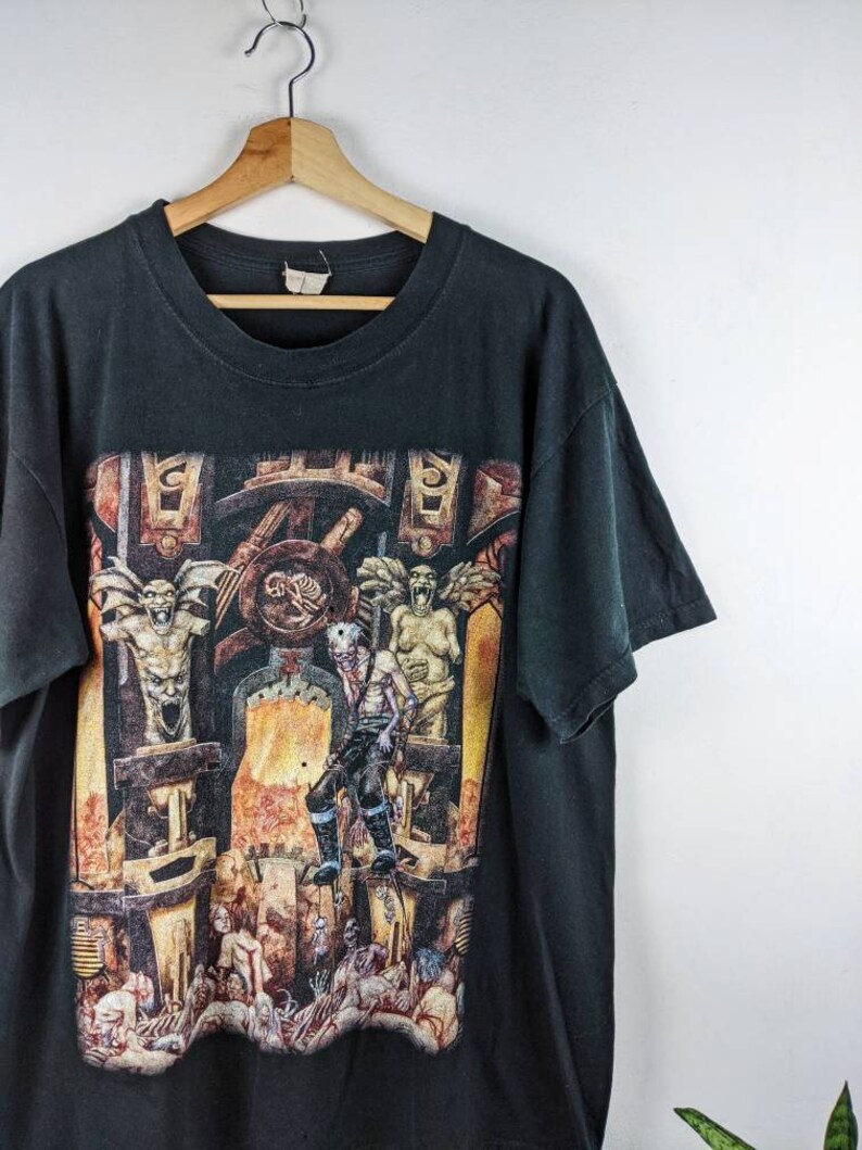 T-shirt Vintage Cannibal Corpse Live Cannibalism 2000 - Taille XL, Coton Noir, Pour Fan De Death Metal