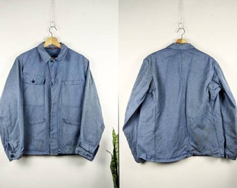 50年代！ユーロビンテージ！Der blaue GREIFF/ワークコート/ Euro Work Coat / ユーロ ワーク コート | 古着屋 仙台 biscco