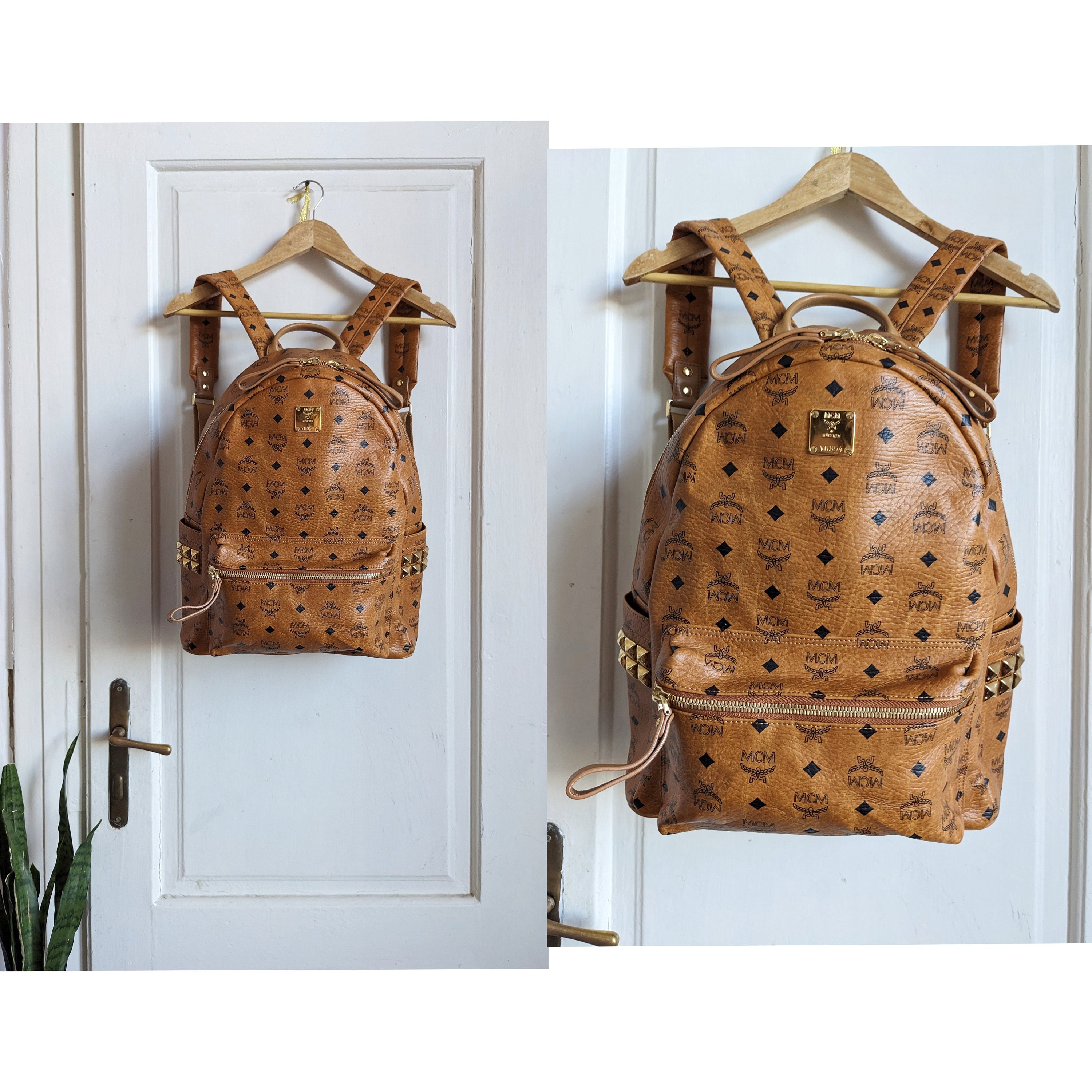 Vintage Mcm Backpack - Etsy Vintage Mcm Backpack - Etsy