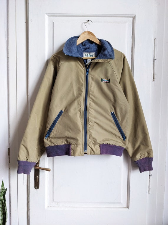 Vintage 80s L.l.bean Fleece Lined Nylon Jacket USA - Etsy Vintage 80s L.l.bean Fleece Lined Nylon Jacket USA - Etsy