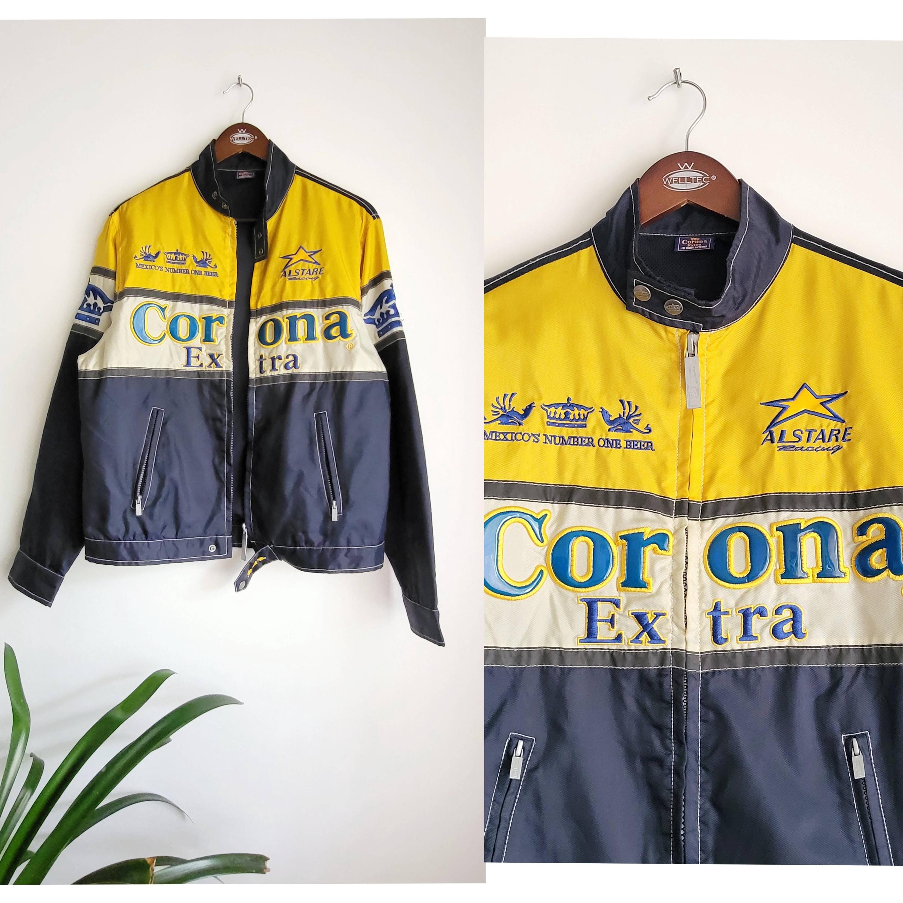 CORONA ジャケット Vintage Corona Extra Racing Jacket, 90s Nylon Motorsport