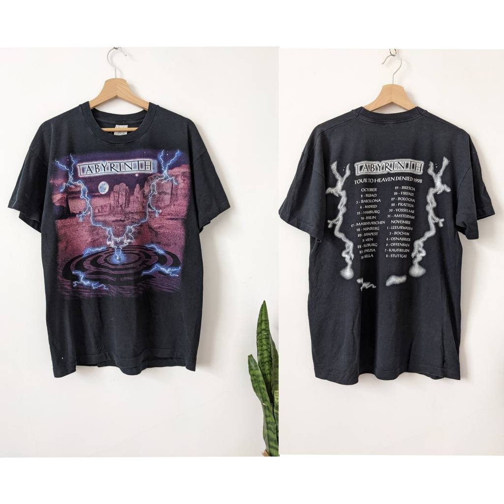 Discover Vintage Labyrinth Merch 1998  Return To Heaven Denied  tour Shirt Screen Stars