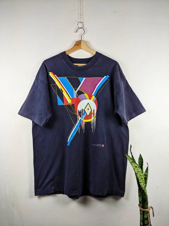 ヴィンテージ フランク ロイド ライト アート T シャツ 凍った球体 90 