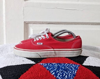 Dirty red vans deals