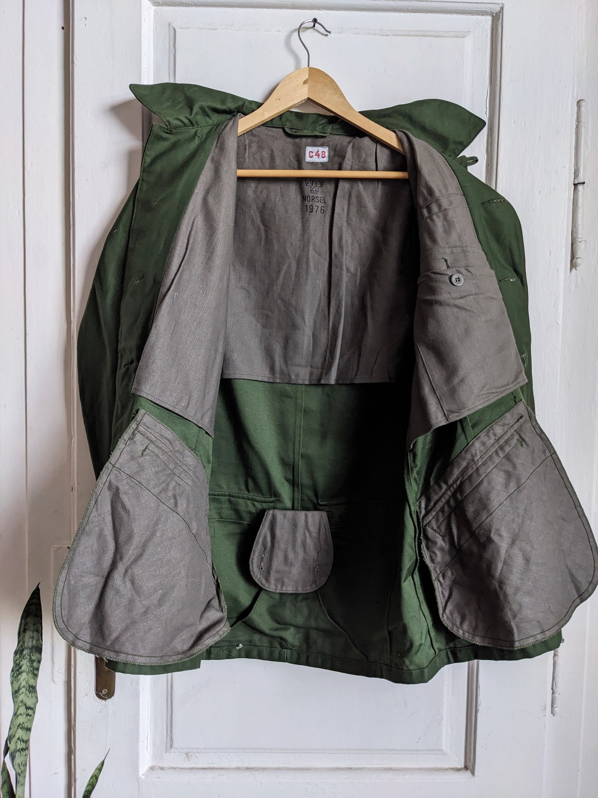 Vintage Swedish 70s M59 Military Jacket Norsel - Etsy