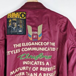 Vintage Uniform Type A 1 USA Nylon Jacket Public Enemy image 4