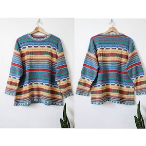 Vintage Women Multicolor Coogi Style Sweater image 3