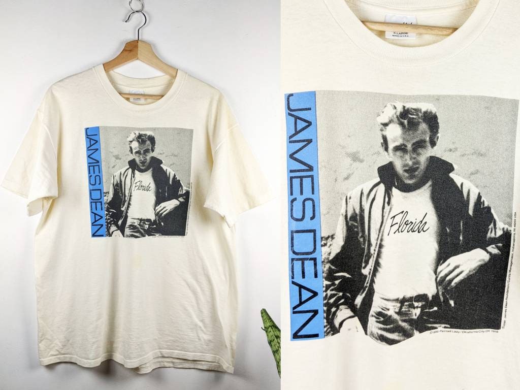 Vintage James Dean Tshirt 1990 Merch Retro Etsy.de