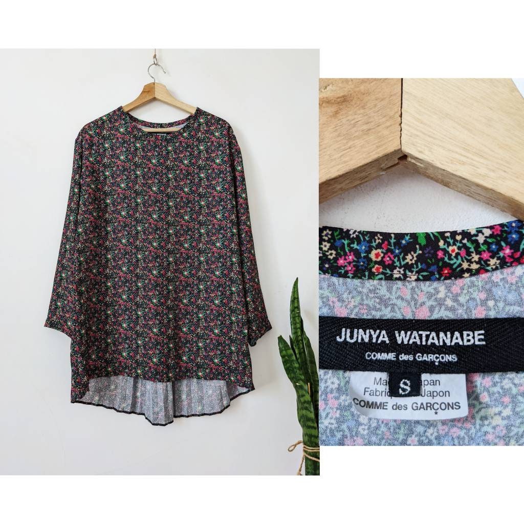 Junya Watanabe Comme Des Garçons Floral Dress Pattern Dress - Etsy