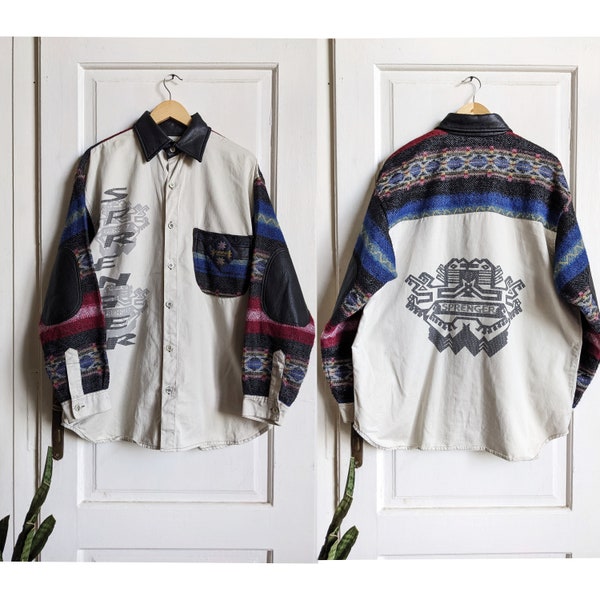 Mens Native American Blanket Jacket Etsy