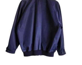 Vintage Burberrys Harrington Jacket | Navy Blue, Nova Check Lining