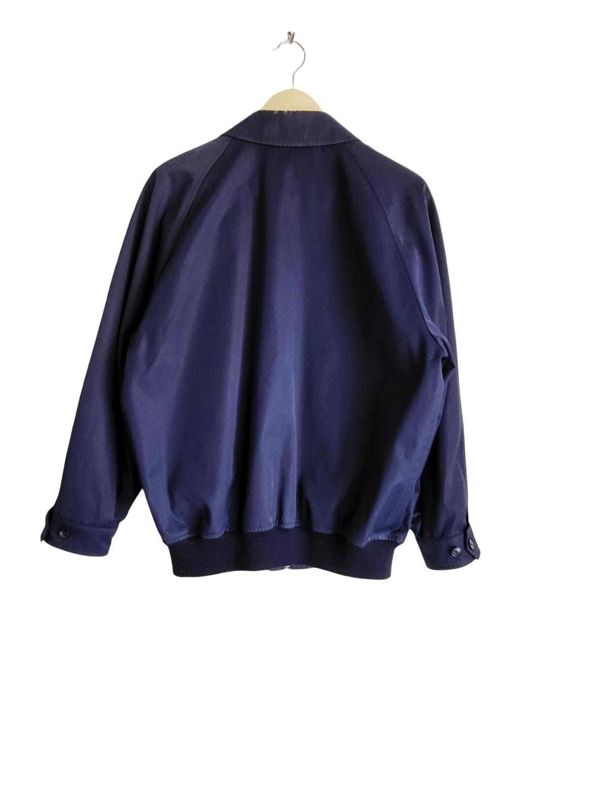 Vintage Burberrys Harrington Jacket | Navy Blue, Nova Check Lining