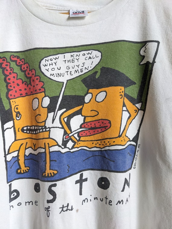 国内外の人気集結！ Hed Big Vintage Art Etsy - Boston 90s Design T-shirt トップス