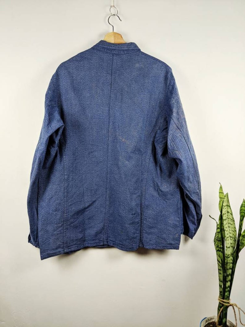Vintage Chore Jacket French Work Wear Sanfor Moleskin Faded | Etsy
