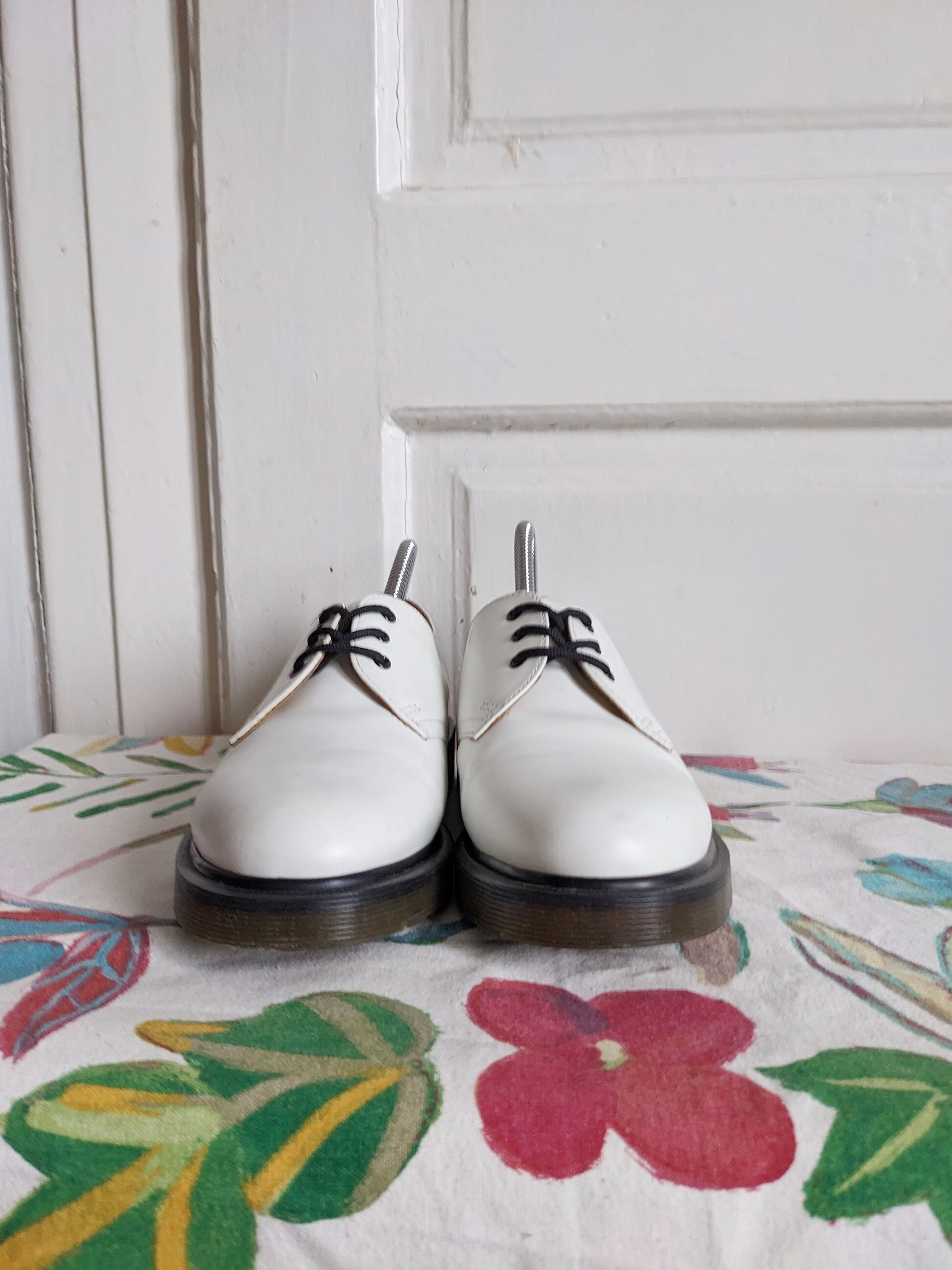 Dr. Martens White 3-Eye Leather Oxford Shoes Dr Martens Shoes Womens 7 Mens 6 White Bex 3 Eye Leather  main image 4