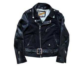 Vintage Petroff Paris Genuine Leather Jacket Motorcycle Black - Etsy