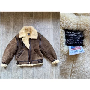Vintage 80s Avirex Usa Type B9 Us Army Air Force Sherling Vintage 80s Avirex Usa Type B9 Us Army Air Force Sherling