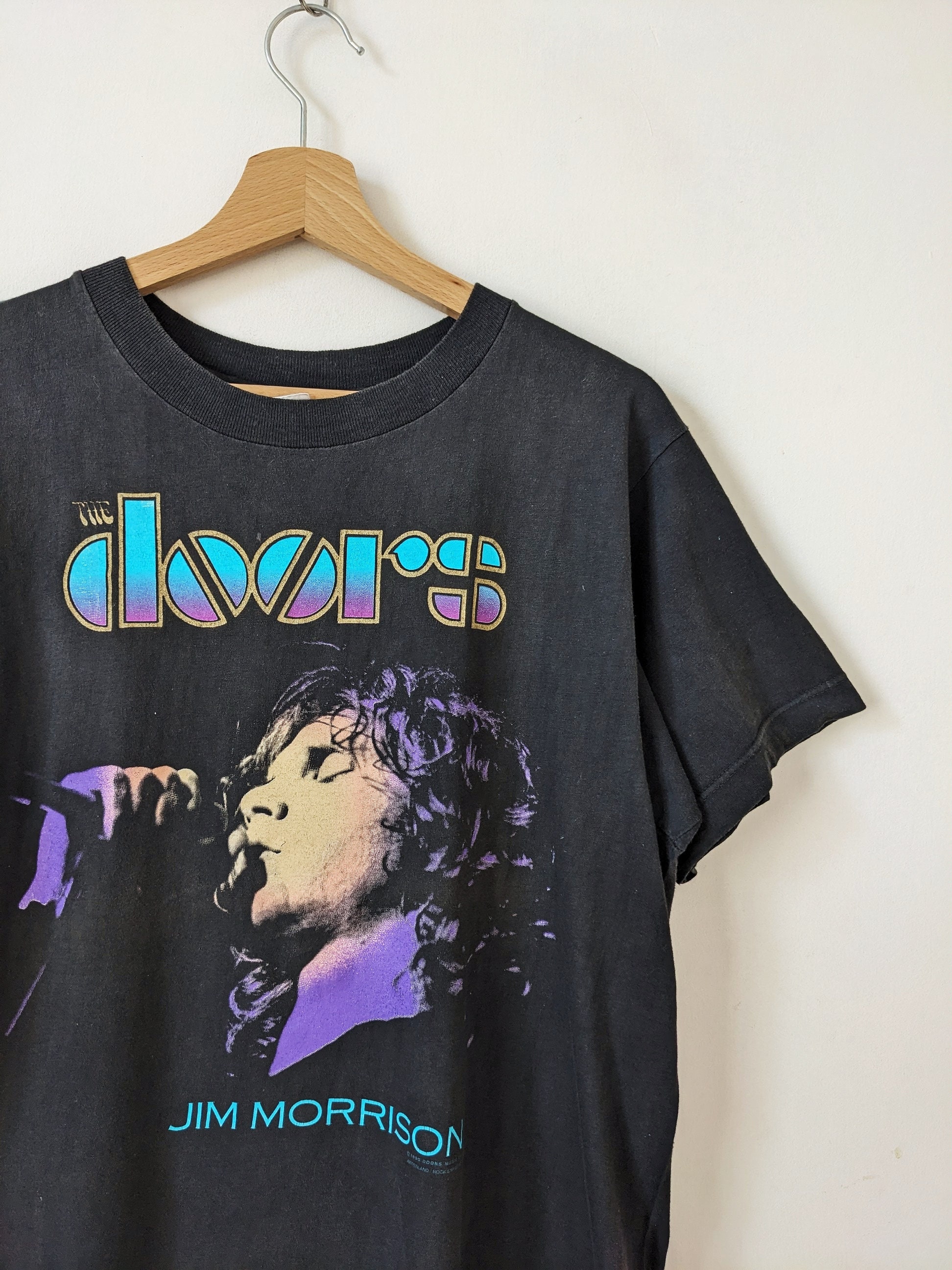 古着 90s The Doors Jim Morrison BIG フォト ロック バンド T