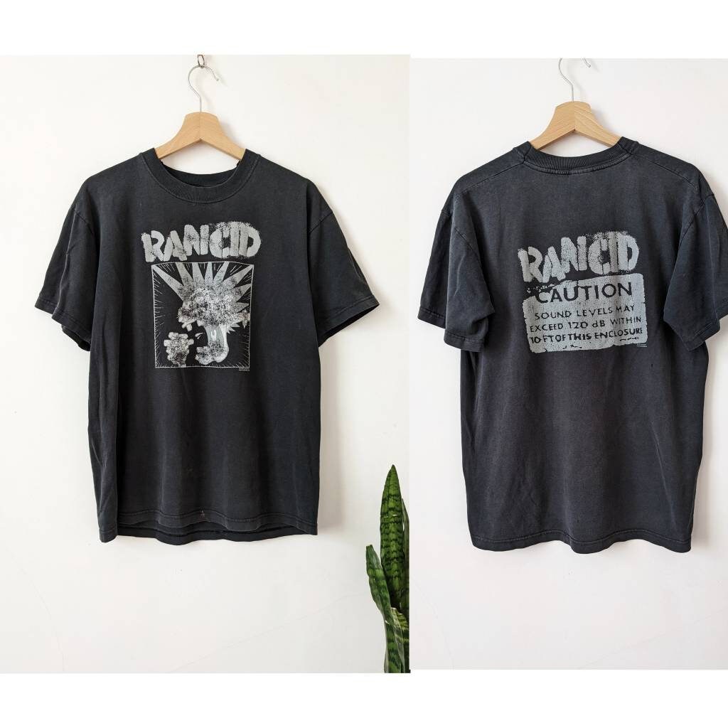 00s 2001 RANCID Tシャツ Vintage Rancid Merch T-shirt 2001 Double Side - Etsy