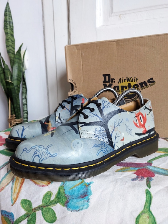 Dr Martens 1461 Art Shoes Baseman Backhand Doc Martens - Etsy