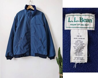 L.L. Bean メンズ ウォームアップジャケット / ヴィンテージネイビー 