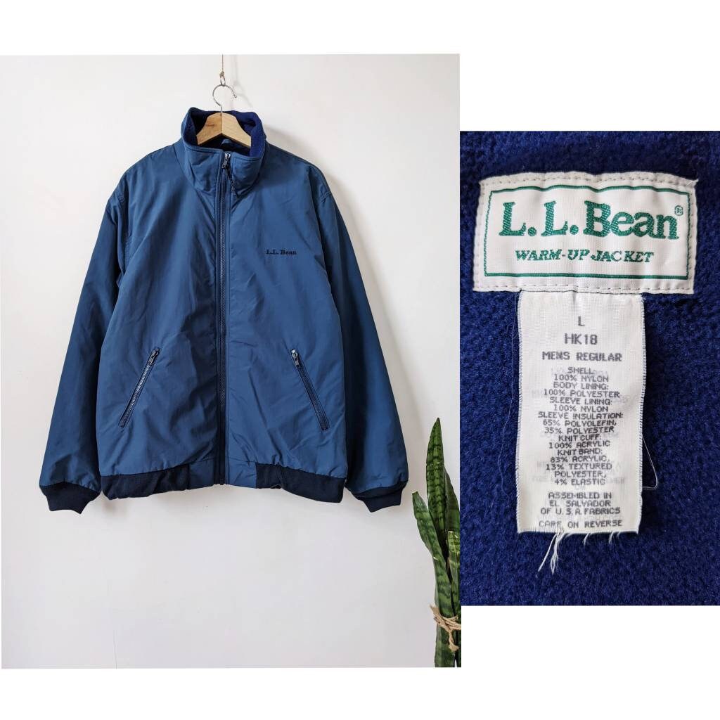 L.L. Bean メンズ ウォームアップジャケット / ヴィンテージネイビー 