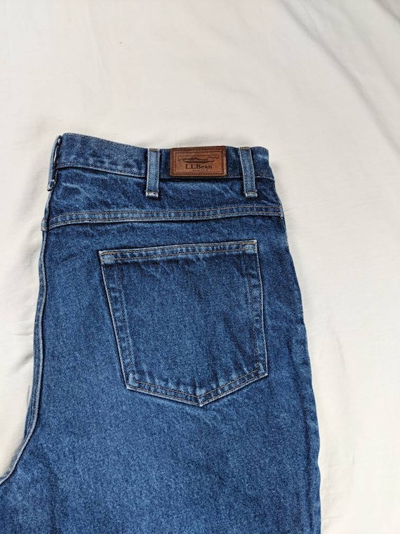 Vintage L.l.bean Men's Jeans Blue USA 90s - Etsy